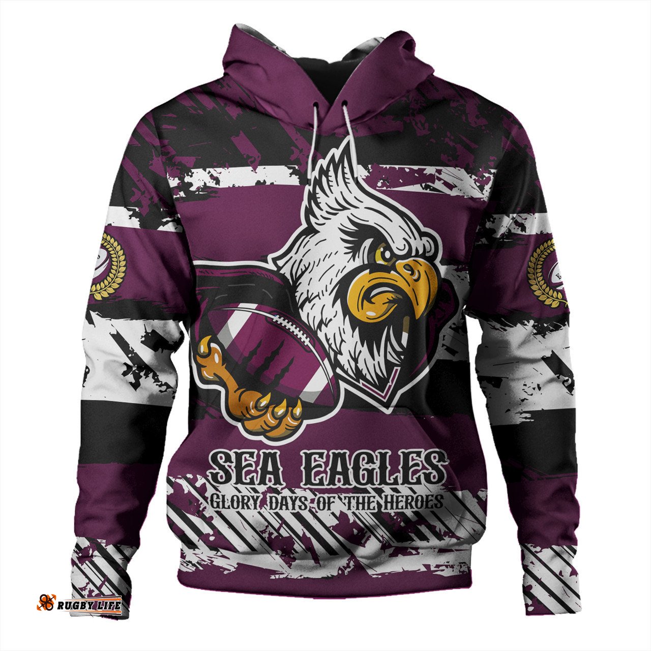 manly warringah sea eagles hoodie - theme song inspired