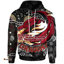 st. george illawarra dragons hoodie - custom dragons pattern father's day hoodie