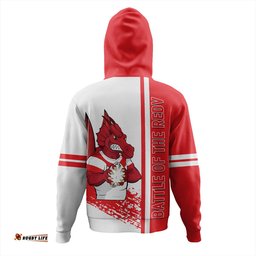 st. george illawarra dragons hoodie - st. george illawarra dragons mascot quater style