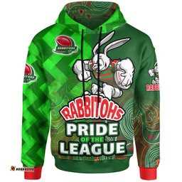 south sydney rabbitohs hoodie - south sydney rabbitohs pride of aboriginal inspired patterns hoodie
