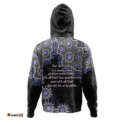 australia aboriginal hoodie - the more you know the less you need purple patterns hoodie