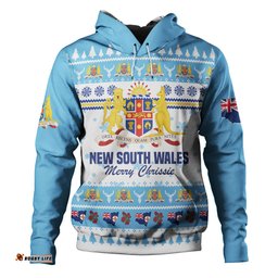 new south wales christmas hoodie - merry chrissie hoodie