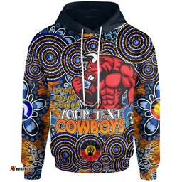 north queensland cowboys hoodie - custom naidoc week aussie super north queensland cowboys hoodie