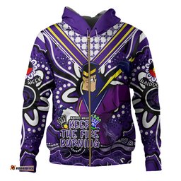 melbourne storm hoodie aboriginal inspired naidoc week custom for die hard fan supporters