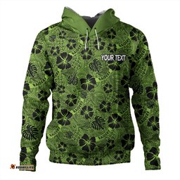 canberra raiders hoodie - scream with tropical patterns