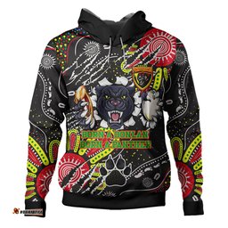 penrith panthers custom hoodie - mighty black the proud of penrith panthers indigenous scratch hoodie