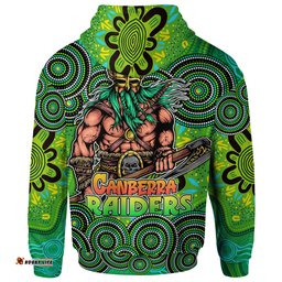 canberra raiders hoodie - custom father's day canberra raiders super dad hoodie