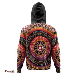 australia aboriginal hoodie - aboriginal dot art design hoodie