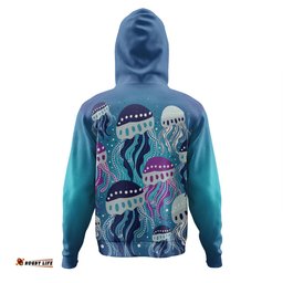 australia aboriginal hoodie - aboriginal art painting with jellyfish hoodie