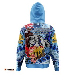 australia anzac hoodie - lest we forget australian and new zealand army corps aboriginal inspired patterns