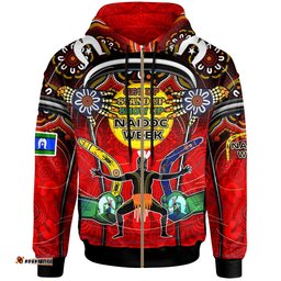 australia naidoc week hoodie custom celebrate naidoc week aboriginal inspired culture "get up stand up show up" hoodie