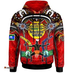 australia naidoc week hoodie custom celebrate naidoc week aboriginal inspired culture "get up stand up show up" hoodie
