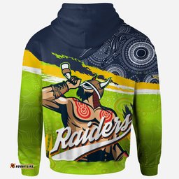 canberra raiders custom hoodie - the indigenous viking soul