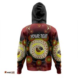 australia aboriginal custom hoodie - the rainbow serpent dreaming spirit art hoodie