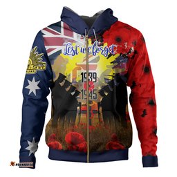 australia anzac day hoodie - anzac day world war ii 1939 -1945 commemoration hoodie