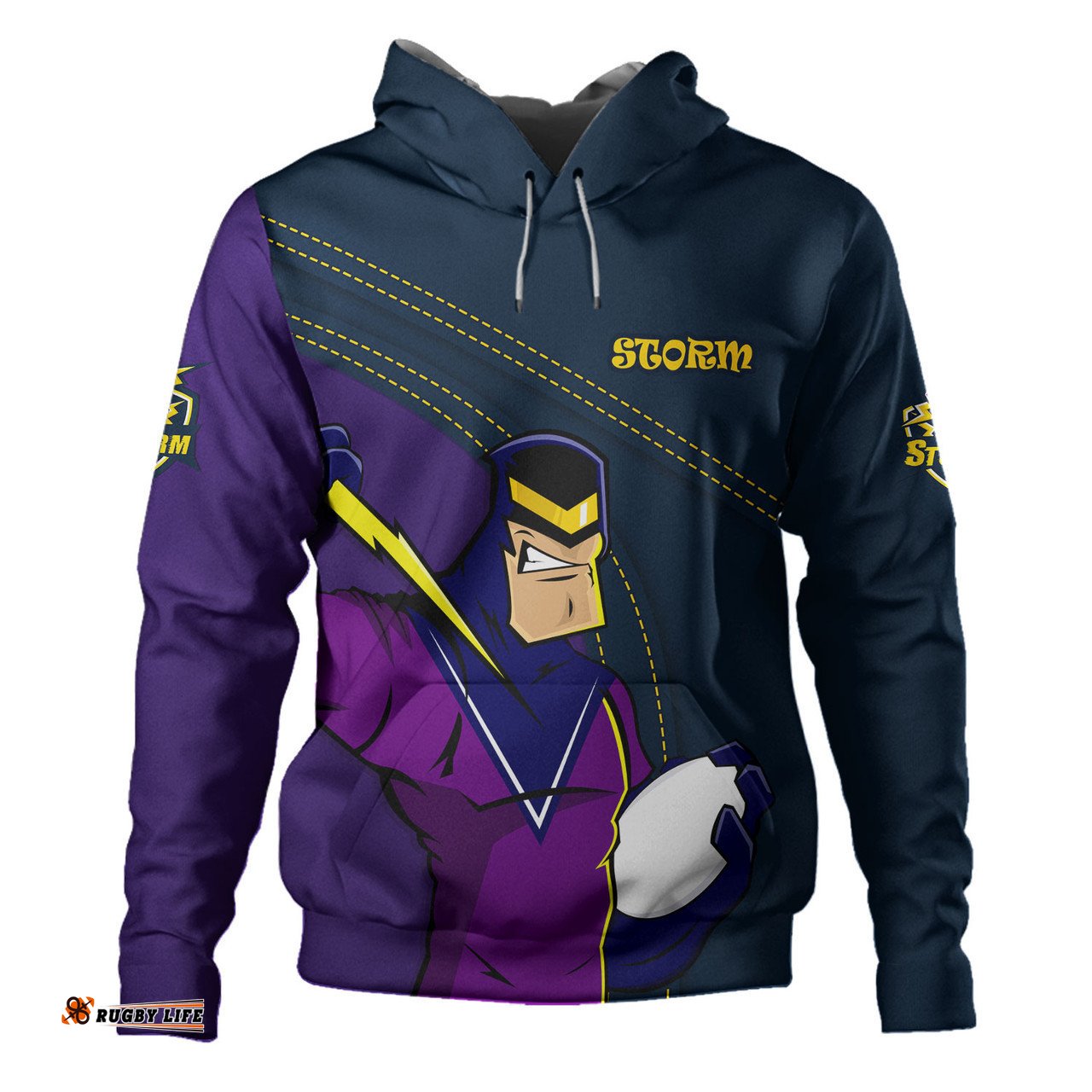 melbourne storm hoodie custom team of us die hard fan supporters