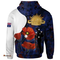 australia anzac day hoodie lest we forget