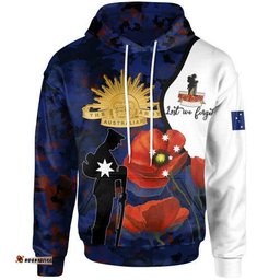 australia anzac day hoodie lest we forget