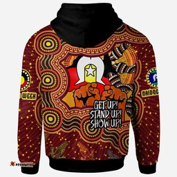 australia naidoc week custom hoodie aussie naidoc boy with animals in aboriginal inspired and torres strait islander culture hoodie