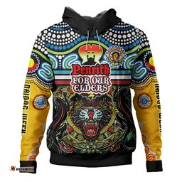 penrith panthers naidoc hoodie - custom penrith panthers naidoc week for our elders vintage style hoodie