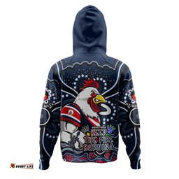 sydney roosters hoodie aboriginal inspired naidoc week custom for die hard fan supporters
