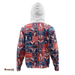 sydney roosters hoodie - team of us die hard fan supporters comic style