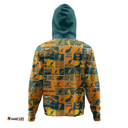 wallabies sport hoodie - team of us die hard fan supporters comic style