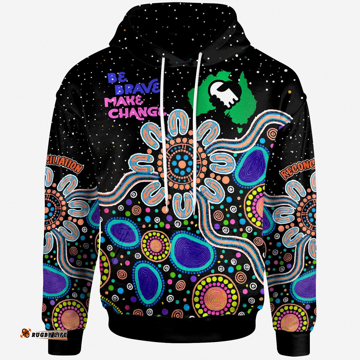 australia national reconciliation week hoodie custom be brave make change reconciliation day hoodie