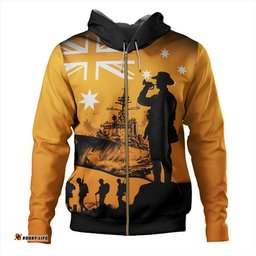 australia hoodie lest we forget navy anzac
