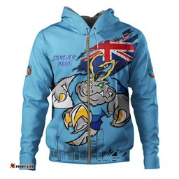 new south wales blues hoodie custom for die hard fan australia flag scratch style