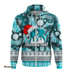 brisbane heat christmas mix aboriginal hoodie