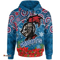 newcastle knights christmas custom hoodie - christmas super newcastle knights hoodie