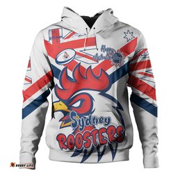 sydney roosters hoodie - happy australia day we are one and free v2