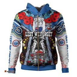 australia anzac custom hoodie - lest we forget aboriginal inspired hoodie