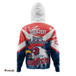 sydney roosters hoodie - happy australia day we are one and free