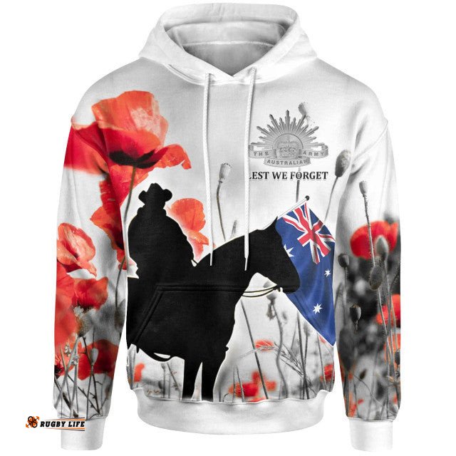 australia anzac hoodie australian light horse