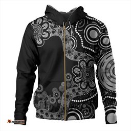 australia hoodie aboriginal indigenous dot painting