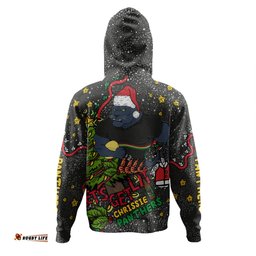 penrith panthers christmas custom hoodie - let's get lit chrisse pressie hoodie