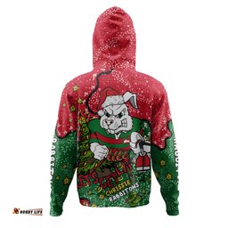 south sydney rabbitohs custom hoodie - let's get lit chrisse pressie hoodie