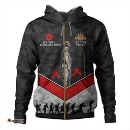 australia hoodie camouflage lest we forget