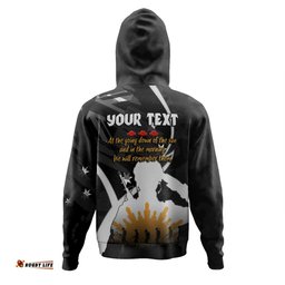 australia anzac day custom hoodie - lest we forget with black camouflage pattern hoodie