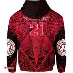 custom personalised melbourne renegades indigenous aboriginal cricket zip up and pullover hoodie