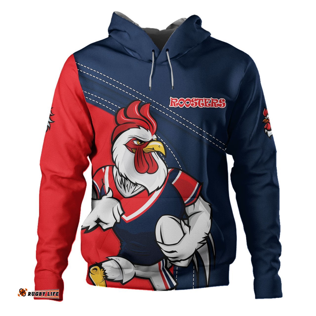 sydney roosters hoodie custom team of us die hard fan supporters
