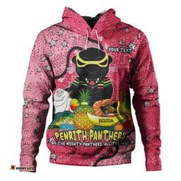 penrith panthers custom hoodie - australian big things (pink) hoodie