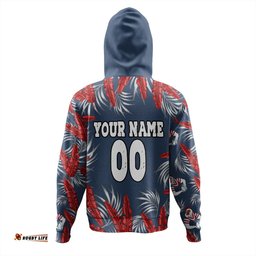 sydney roosters custom hoodie - tropical patterns sydney roosters hoodie