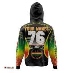 penrith panthers custom gradient hoodie - angry penrith panthers penny power personalised name and number hoodie