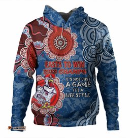sydney roosters custom hoodie - easts to win hoodie
