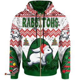 south sydney rabbitohs hoodie - south sydney rabbitohs tree with aboriginal inspired pattern hoodie