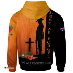 australia anzac day hoodie remembrance day