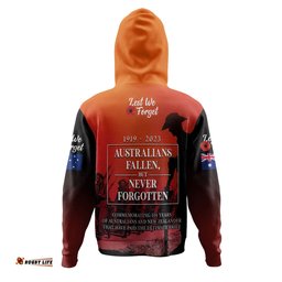 australia anzac day custom hoodie lest we for get anzac quotes hoodie